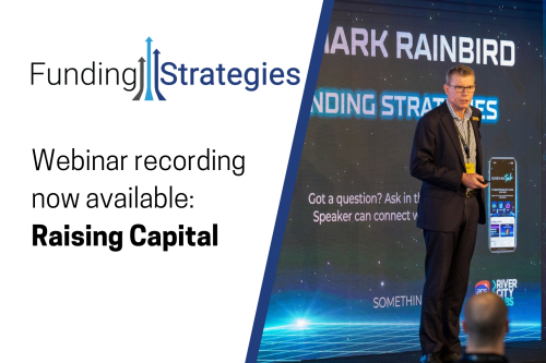 Webinar recording now available: Raising Capital